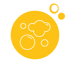 Tworzy puszystą pianę