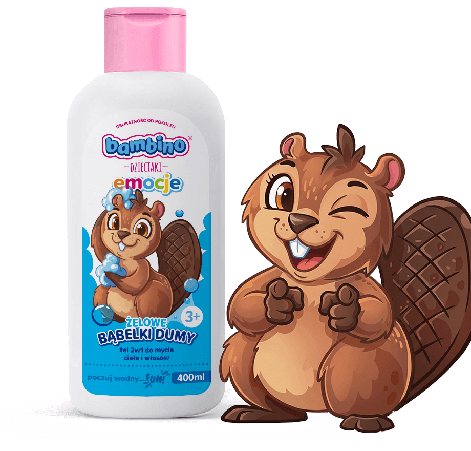 Żelowe bąbelki dumy - Żel 2w1