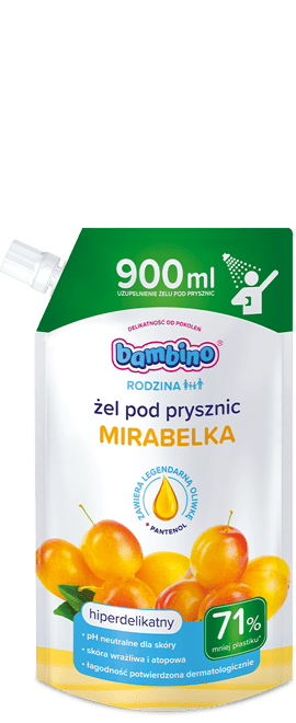 Uzupełnienie – żel pod prysznic o zapachu mirabelki