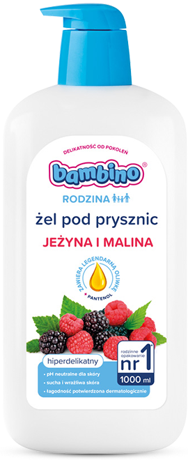 Żel pod prysznic – zapach jeżyny i maliny