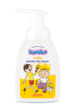Pianka do mycia żółta<br>-DZIECIAKI-