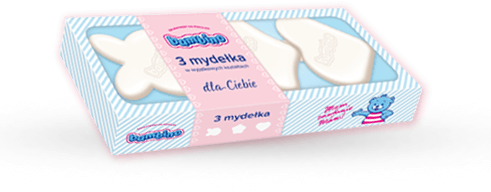 3 mydełka w wyjątkowych kształtach