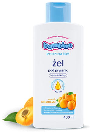 Żel pod prysznic o zapachu mirabelki