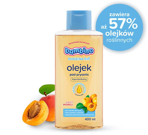 Olejek pod prysznic o zapachu moreli