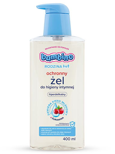 Ochronny żel do higieny intymnej z ekstraktem z żurawiny