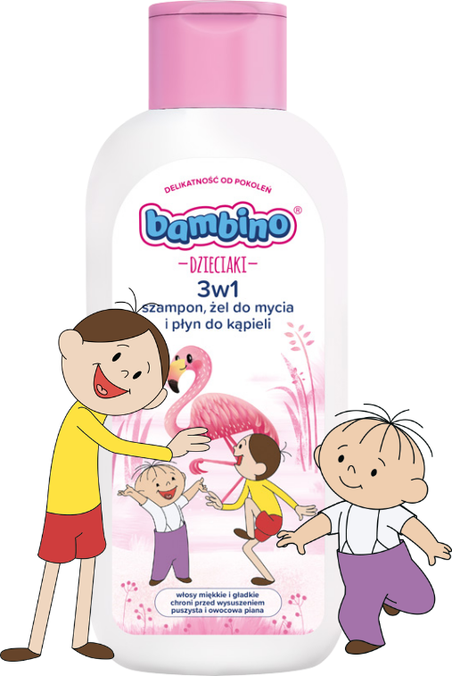 Żel do mycia ciała i włosów 3w1