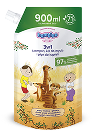 Uzupełnienie - 3w1: szampon, żel pod prysznic i płyn do kąpieli surykatki