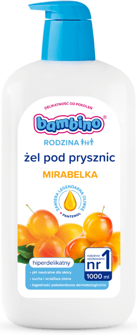Żel pod prysznic - zapach mirabelki