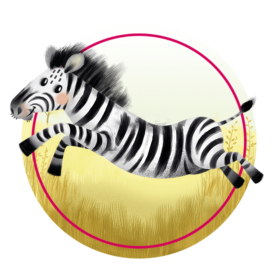 Zebra - radość z życia