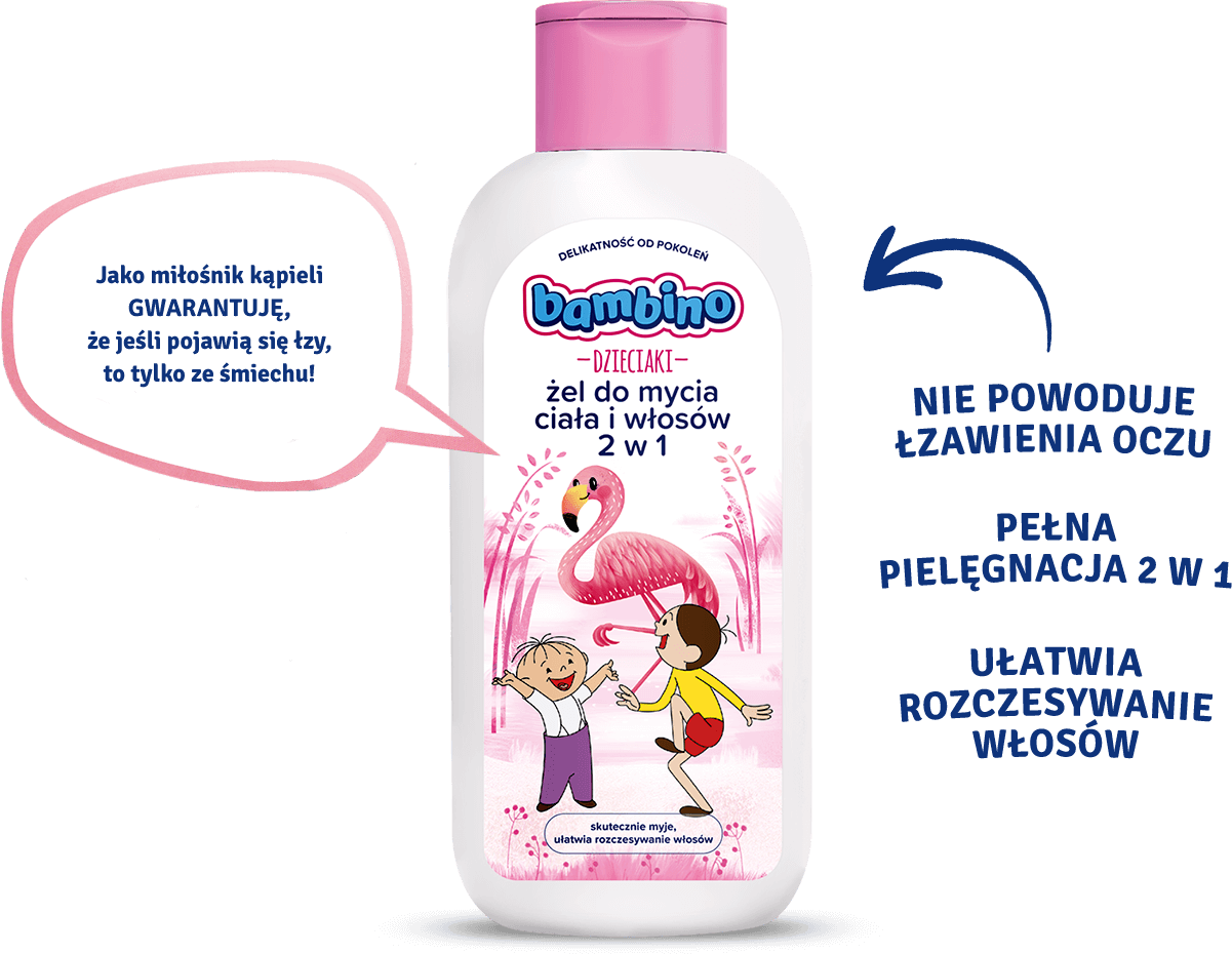 Bambino Dzieciaki - żel do mycia ciała i włosów