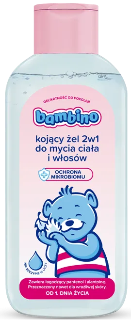 Kojący żel 2w1 do mycia ciała i włosów