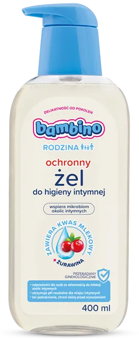 Ochronny żel do higieny intymnej
