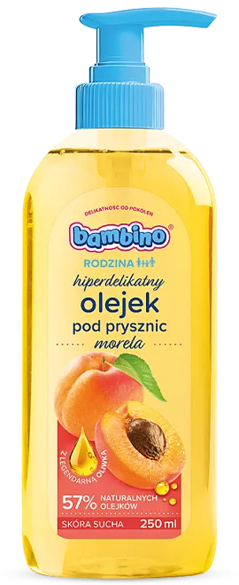 Hiperdelikatny olejek do kąpieli o zapachu moreli