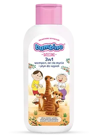 3w1: szampon, żel pod prysznic i płyn do kąpieli surykatki