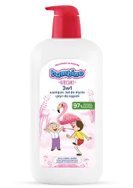 3w1: szampon, żel pod prysznic i płyn do kąpieli flaming