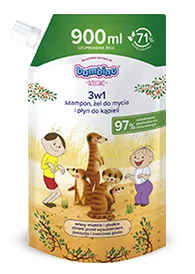 Uzupełnienie - 3w1: szampon, żel pod prysznic i płyn do kąpieli surykatki