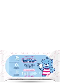 Hipoalergiczne chusteczki wodne 3w1