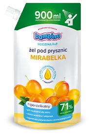 Uzupełnienie – żel pod prysznic o zapachu mirabelki