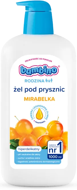 Żel pod prysznic - zapach mirabelki